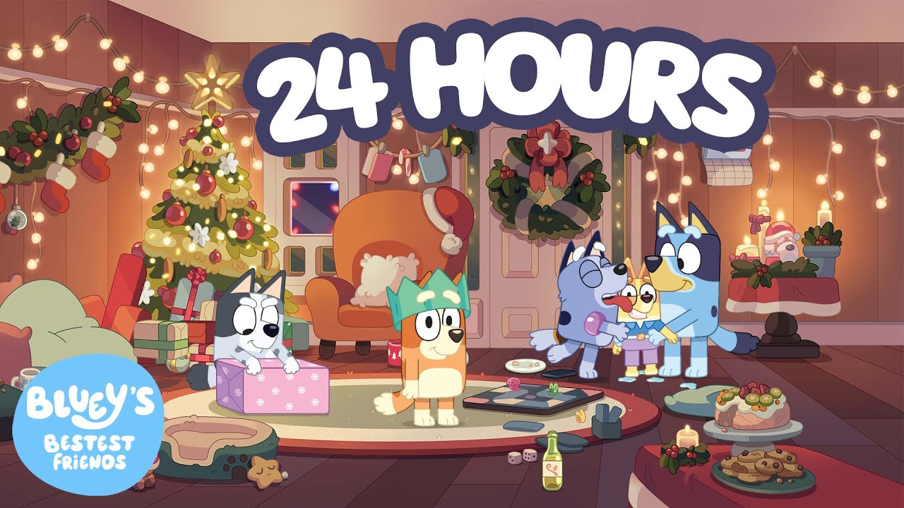 🔴 LIVE: ﻿﻿Have a Bluey-tiful Christmas 🎄💙🎅 | Bluey's Bestest Friends - Official Channel