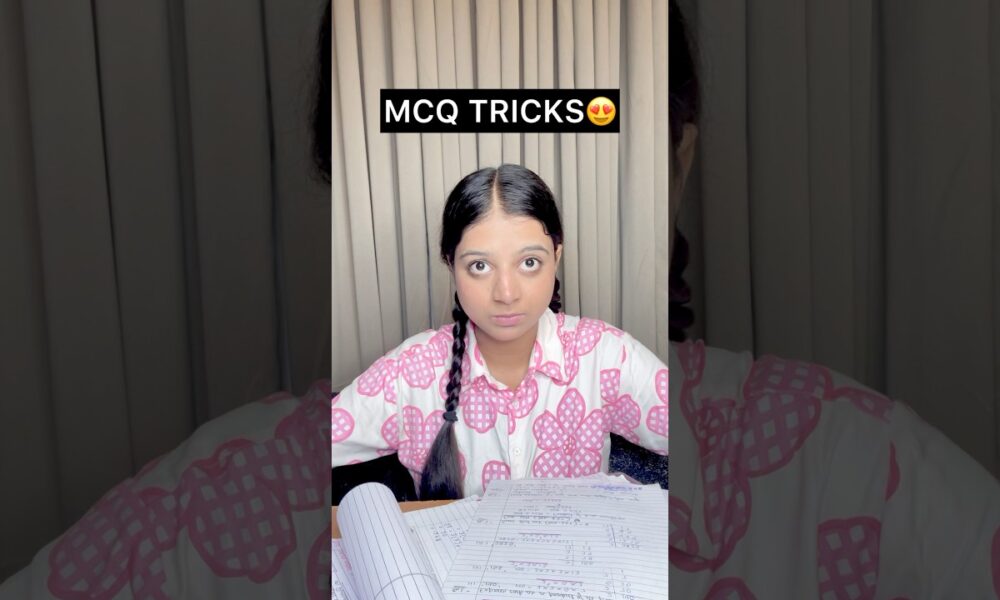 MCQ tricks😂 #entertainment #comedy #ytshortsindia #funny #youtubeshorts #ytshorts #foryourpage