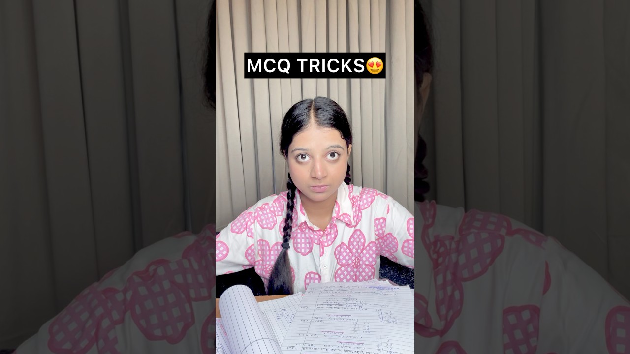 MCQ tricks😂 #entertainment #comedy #ytshortsindia #funny #youtubeshorts #ytshorts #foryourpage
