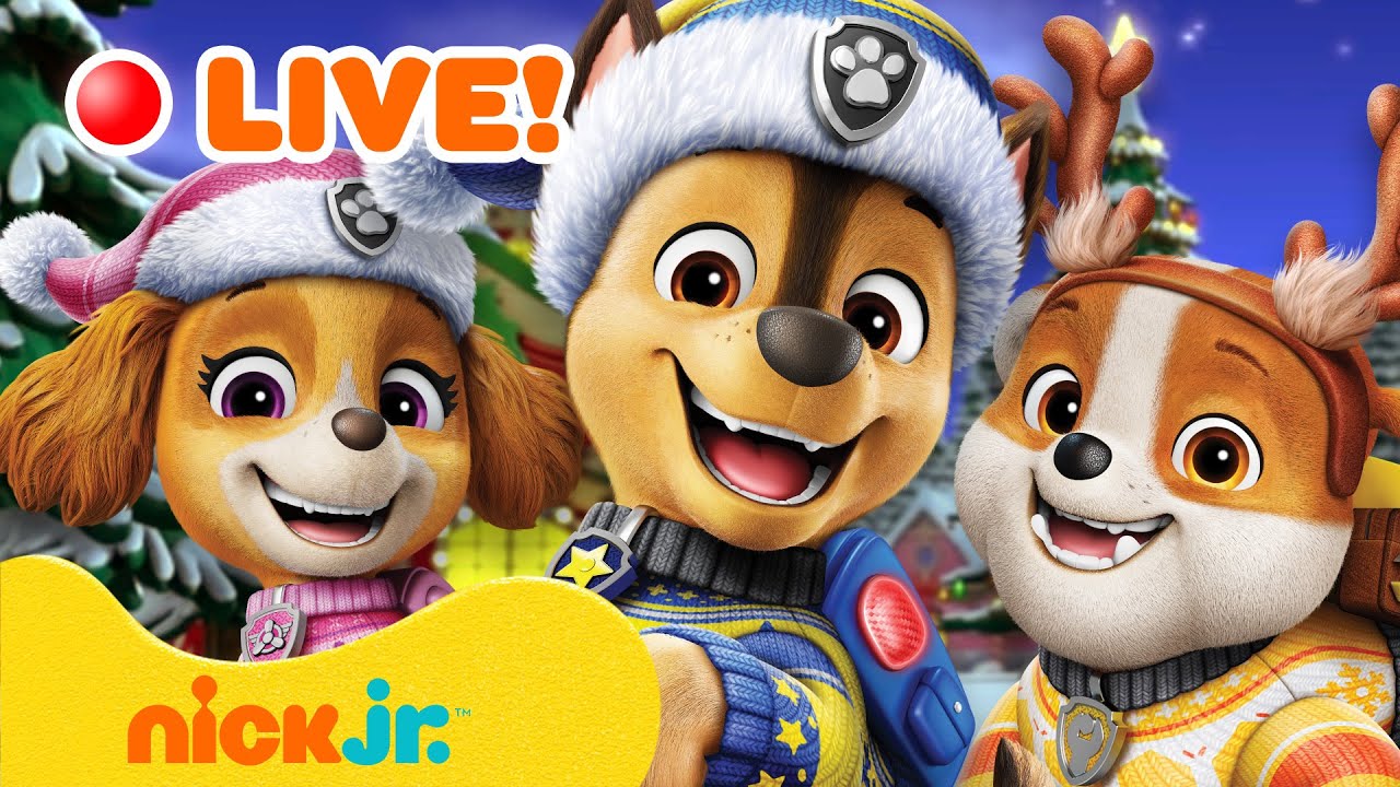 🔴 LIVE: Happy Holidays From PAW Patrol! 🎄🎁 | Nick Jr.