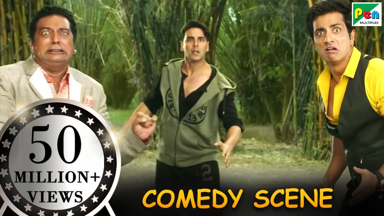 Dogs Fighting With Prakash Raj & Sonu Sood- Comedy Scenes | Entertainment | Hindi Film