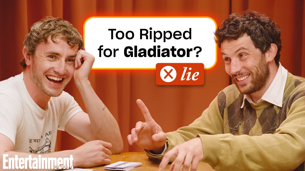 Paul Mescal & Josh O’Connor Lie to Each Other | Entertainment Weekly