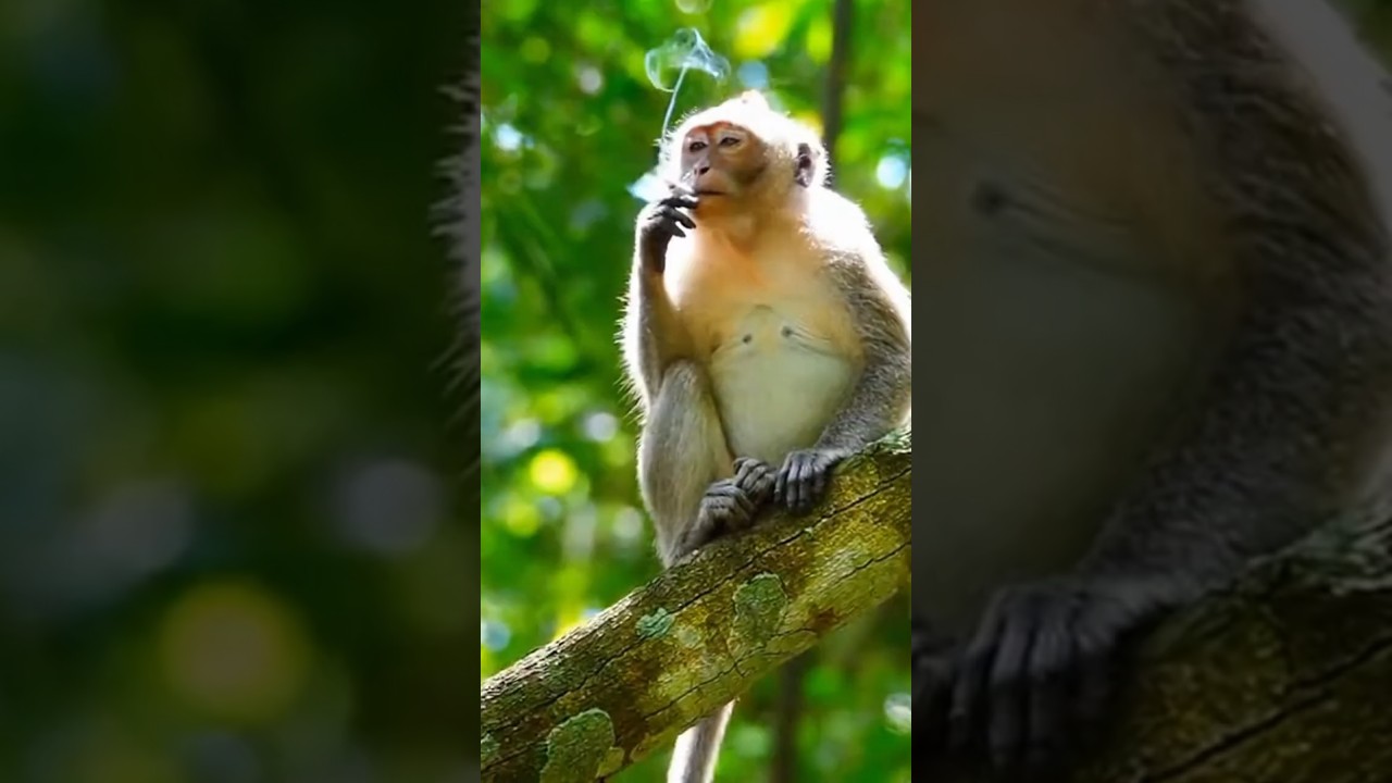 😱 #entertainment #monkey #video