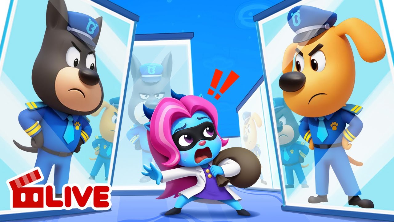 The Crystal is Gone | Police Chase | Safety Rules | Sheriff Labrador | Kids Cartoon | BabyBus