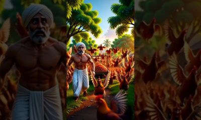 “The Farmer, the Gorilla, and the Flying Gulab Jamun Cart” #kisan #entertainment #shorts