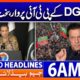 DG ISPR attacks PTI, issues stern warning  | Headlines Geo News 6 AM (6th Dec 2025)