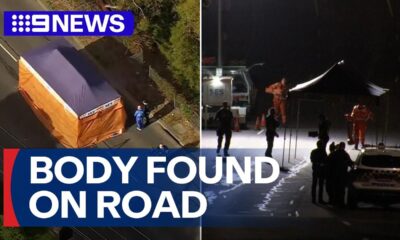 Man found dead in the middle of Melbourne road | 9 News Australia