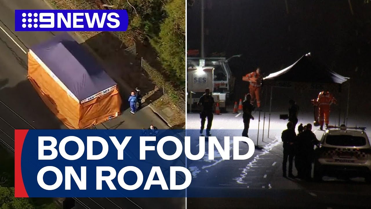 Man found dead in the middle of Melbourne road | 9 News Australia