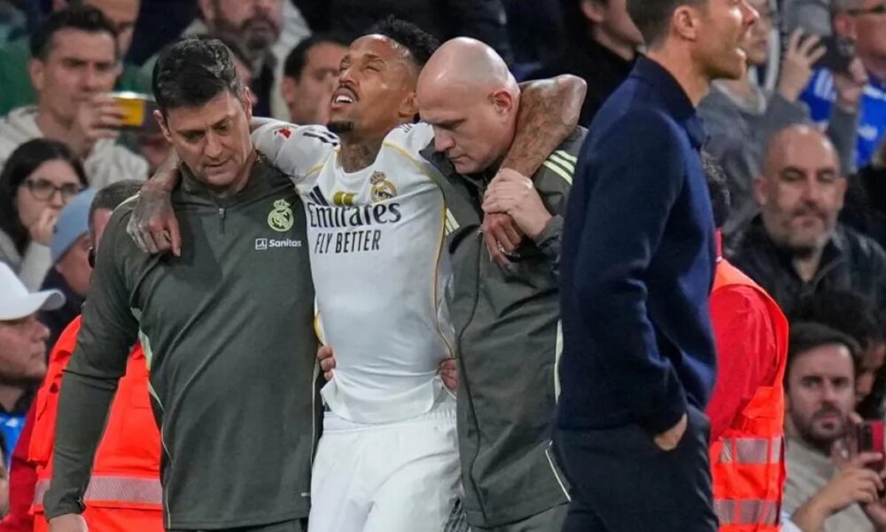 Militao is injured: out for 3 to 4 months