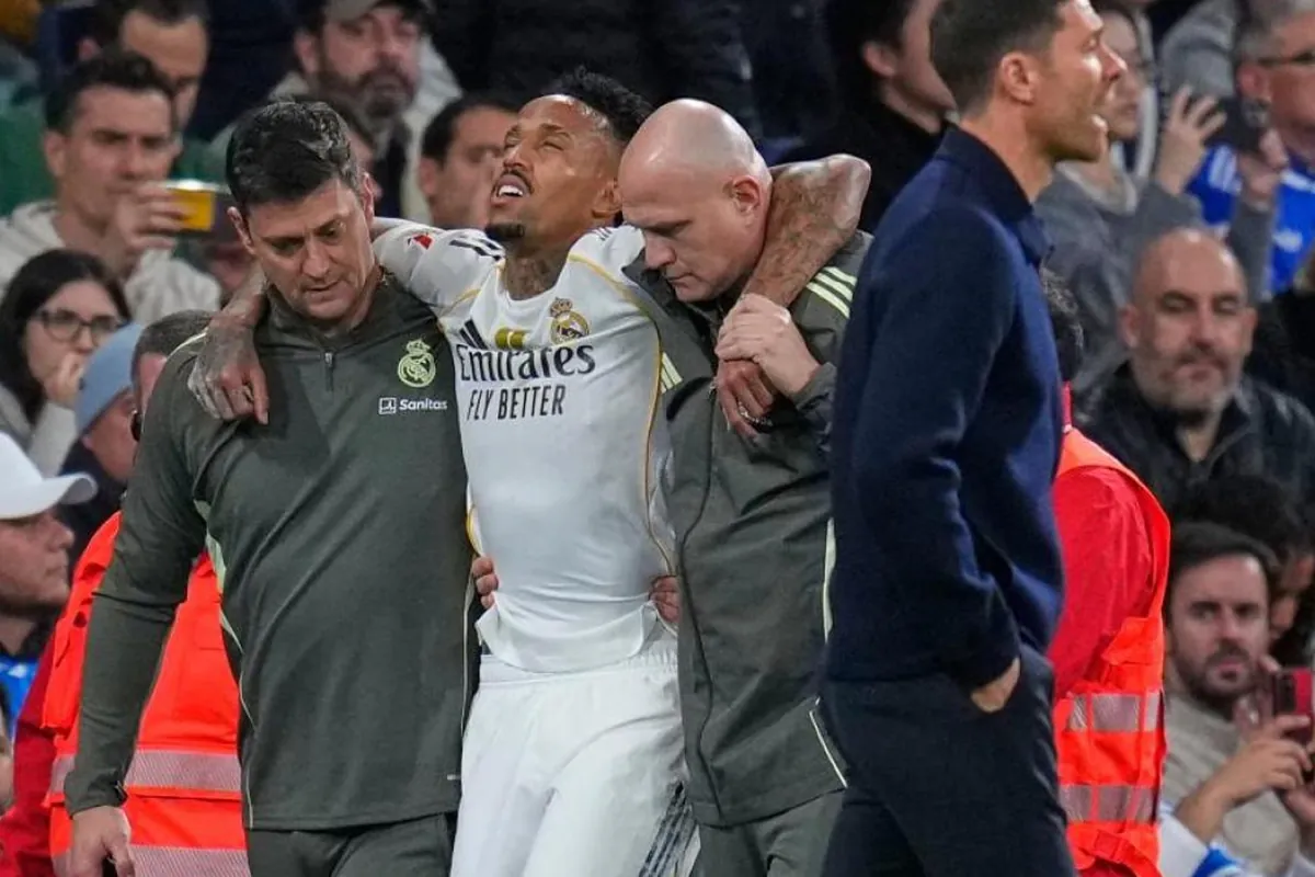 Militao is injured: out for 3 to 4 months