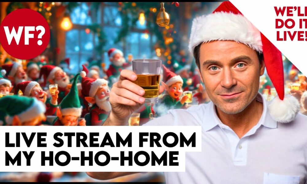 Christmas Live Stream from my Ho-Ho-Home!  12p - 4p