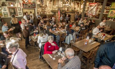 A Cracker Barrel branch in California. The sit-down restaurant chain cut its annual outlook.