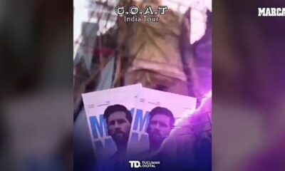 The tallest statue of Messi in the world: "It is 20 meters high and we made it in 40 days"