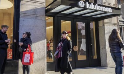 The new Lululemon store in Soho, New York. The exercise-clothes retailer's CEO is stepping down.