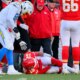 Chiefs players make an emotional gesture for Patrick Mahomes after his scary injury