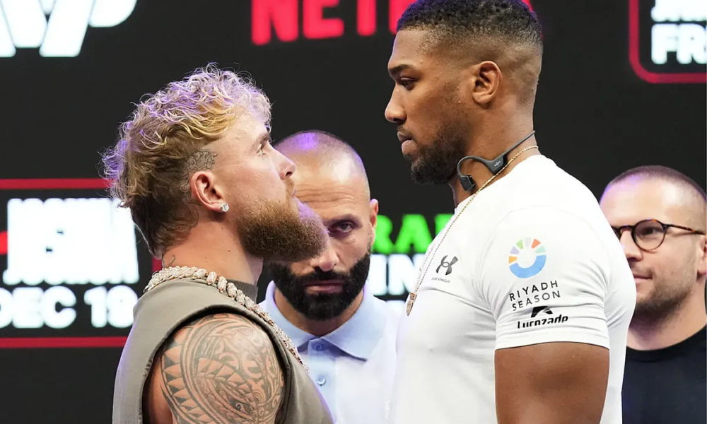 Jake Paul fires warning shot at Anthony Joshua ahead of bout