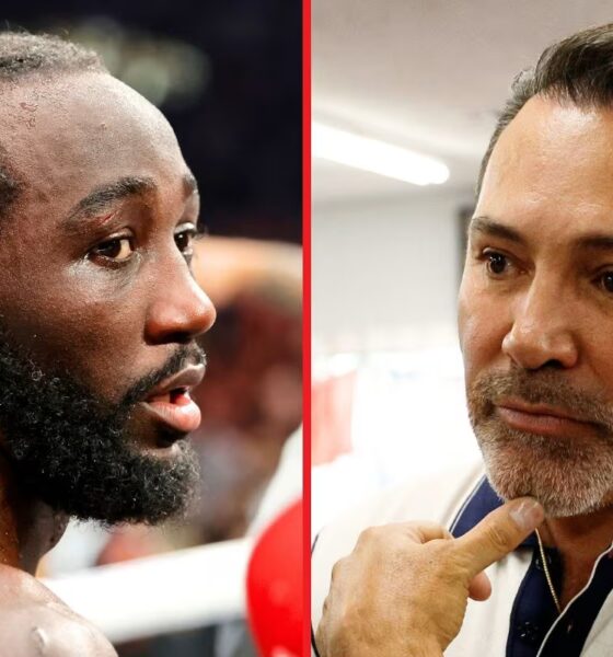 Oscar De La Hoya takes aim at Terence Crawford’s legacy after sudden retirement announcement
