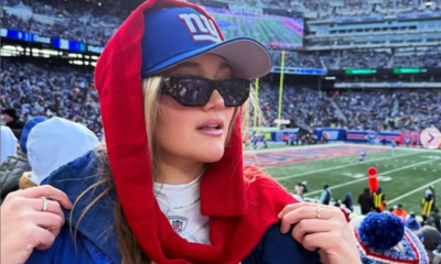 Olivia Dunne reacts to her sister Julz's unwavering loyalty to the New York Giants