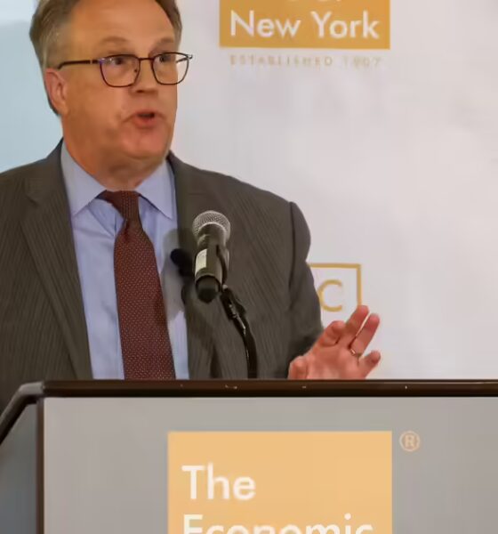 US Fed's John Williams says there is no urgent need to cut rates again