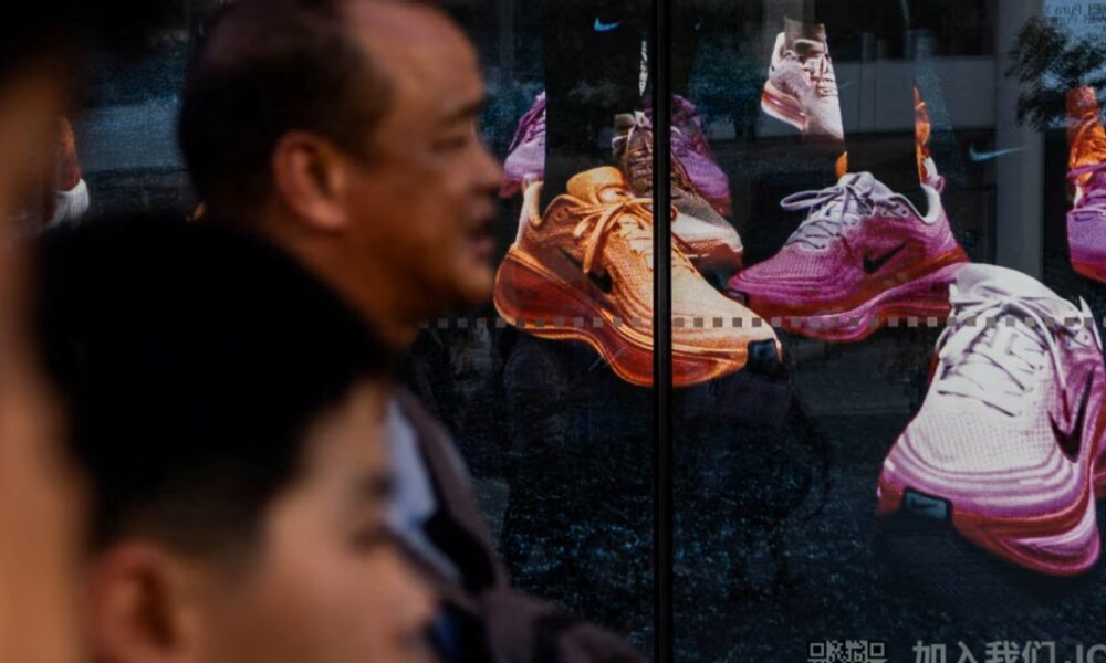 Nike expects sales to decline due to continued weakness in China.
