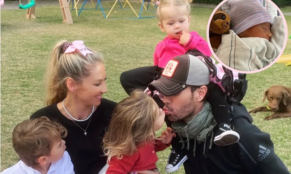 Anna Kournikova and Enrique Iglesias welcome baby No. 4