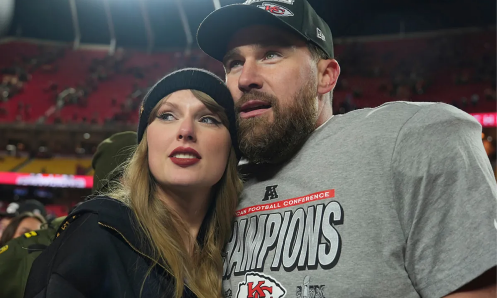 Kylie Kelce questions Travis Kelce's drama-free relationship with Taylor Swift