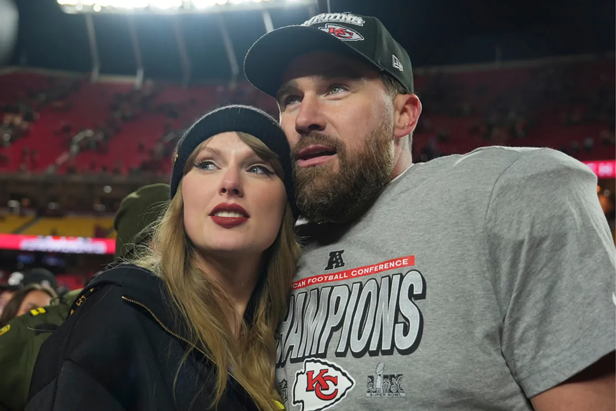 Kylie Kelce questions Travis Kelce's drama-free relationship with Taylor Swift