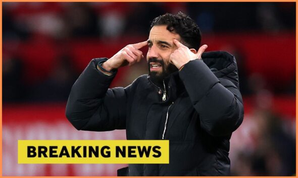 Man United manager Ruben Amorim and