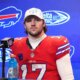 Josh Allen couldn't hide his anger after Bills failed two-point conversion to win against the Eagles