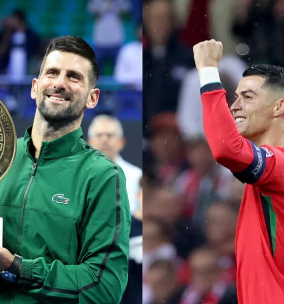 Cristiano Ronaldo compared his story to that of Novak Djokovic