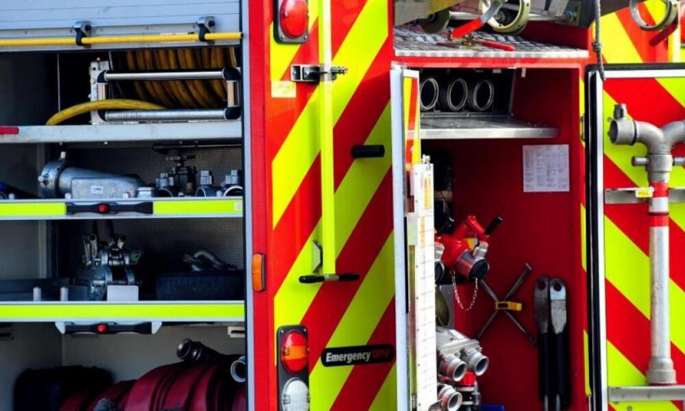 Car crashes after skidding on ice in North Yorkshire village