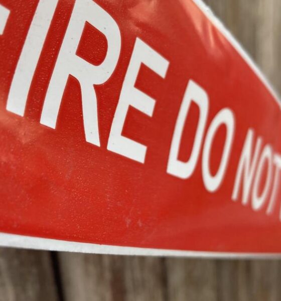 Firefighters extinguish car fire after crash in North Yorkshire