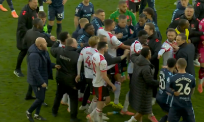Southampton vs Coventry ends in huge brawl with players CHASING Frank Lampard