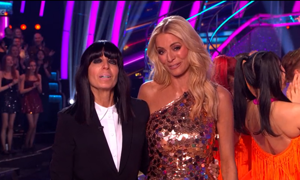 Tess Daly and Claudia Winkleman began their final show as Strictly Come Dancing hosts