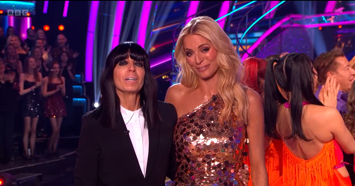 Tess Daly and Claudia Winkleman began their final show as Strictly Come Dancing hosts