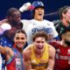 A graphic showing images of Mariona Caldentey, Terence Crawford, Armand Duplantis, Sydney McLaughlin-Levrone, Shohei Ohtani and Mohamed Salah