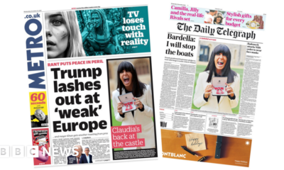 Trump says Europe 'weak' and 'faithful servant' Winkleman