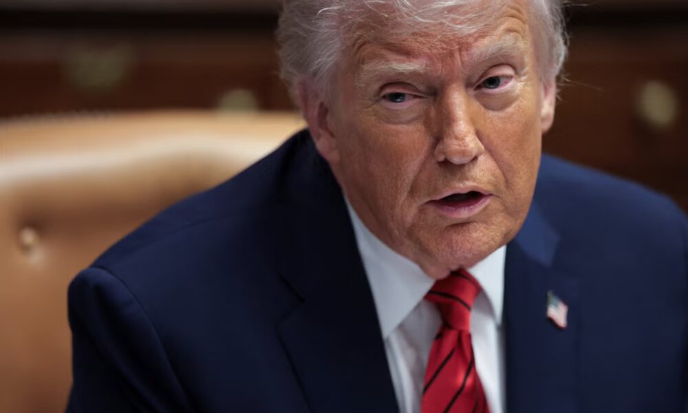 Ukraine-Russia war live: Trump says ‘strong words’ exchanged in call with European leaders