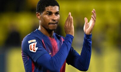 Barcelona fans vote on whether to sign Marcus Rashford permanently as he continues to star on loan from Man Utd