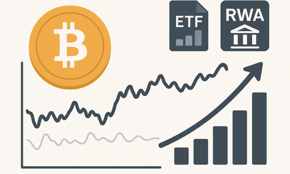 Glassnode report reveals Bitcoin’s growing stability amid ETF activity and RWA expansion