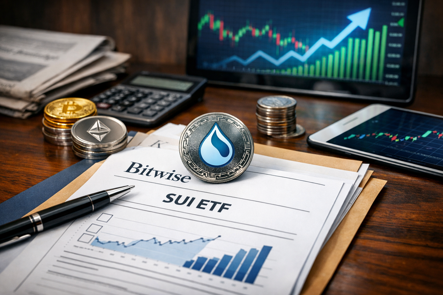 Bitwise spot SUI ETF filing adds pressure to the crypto ETF race