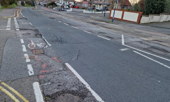 Huge potholes appear on Hampshire's roads as the stress on the county’s road network shows