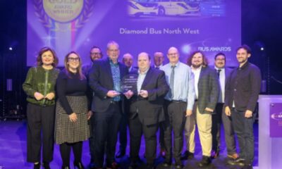 Diamond Bus North West named winner at UK Bus Awards