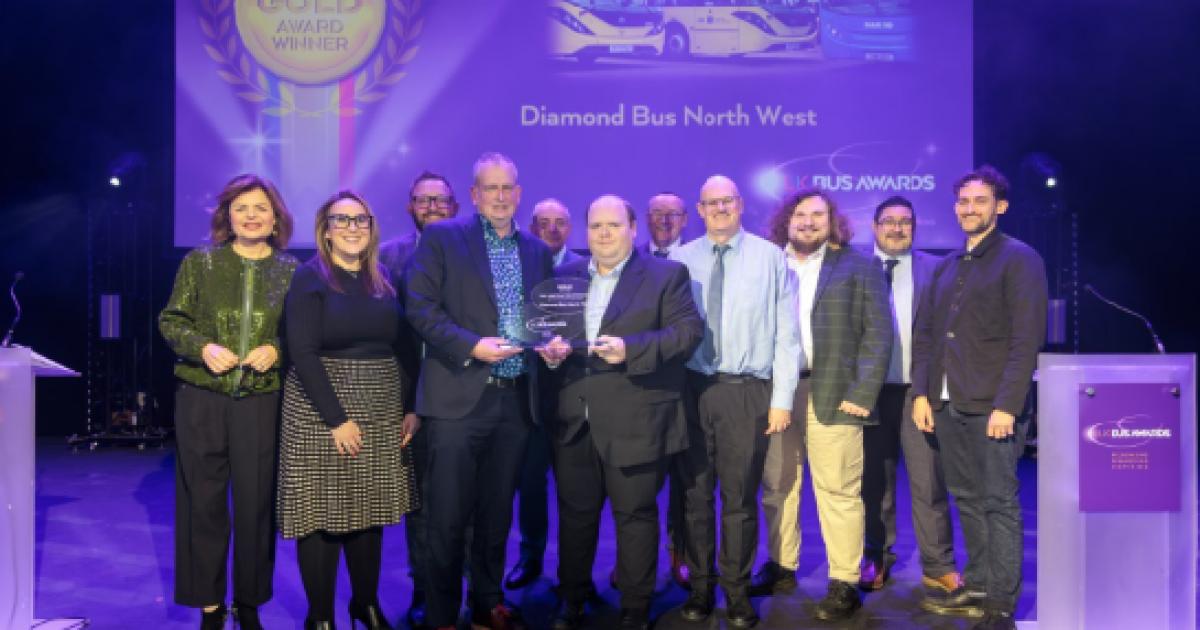 Diamond Bus North West named winner at UK Bus Awards