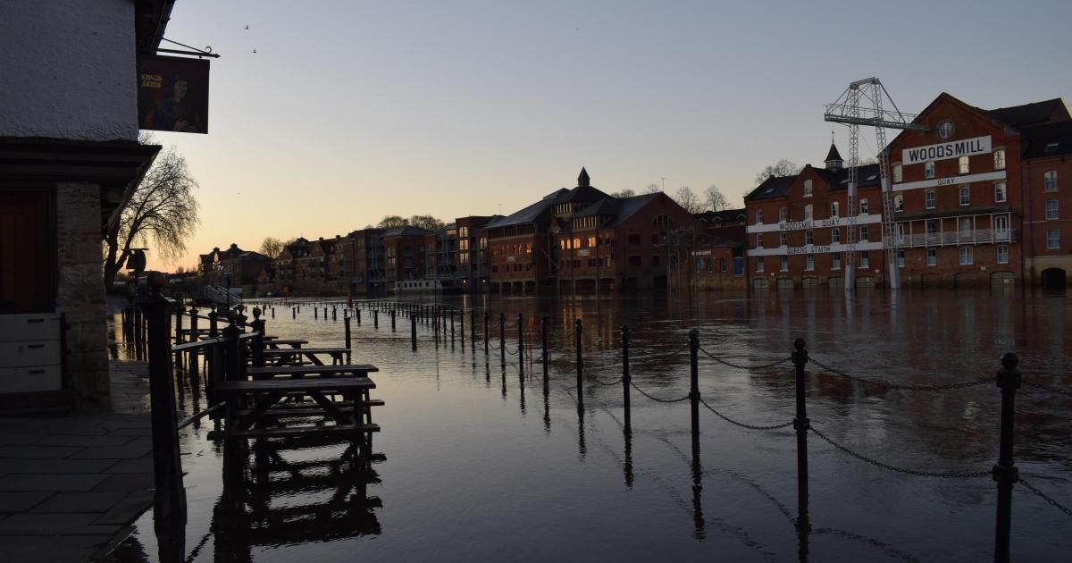 Flood risk upgrade for riverside in York as levels rise