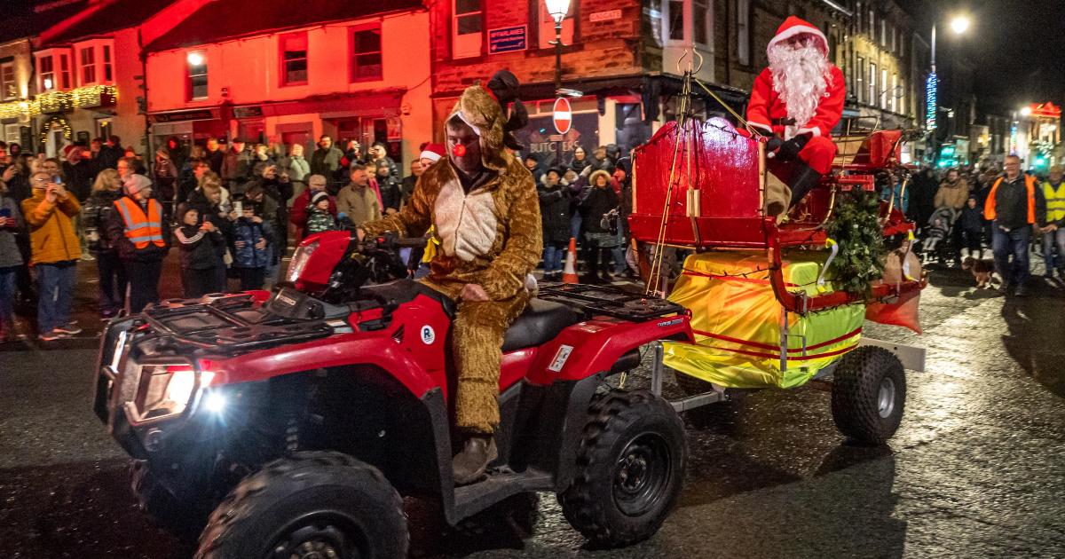 Festive joy as Barnard Castle Christmas lights switched on