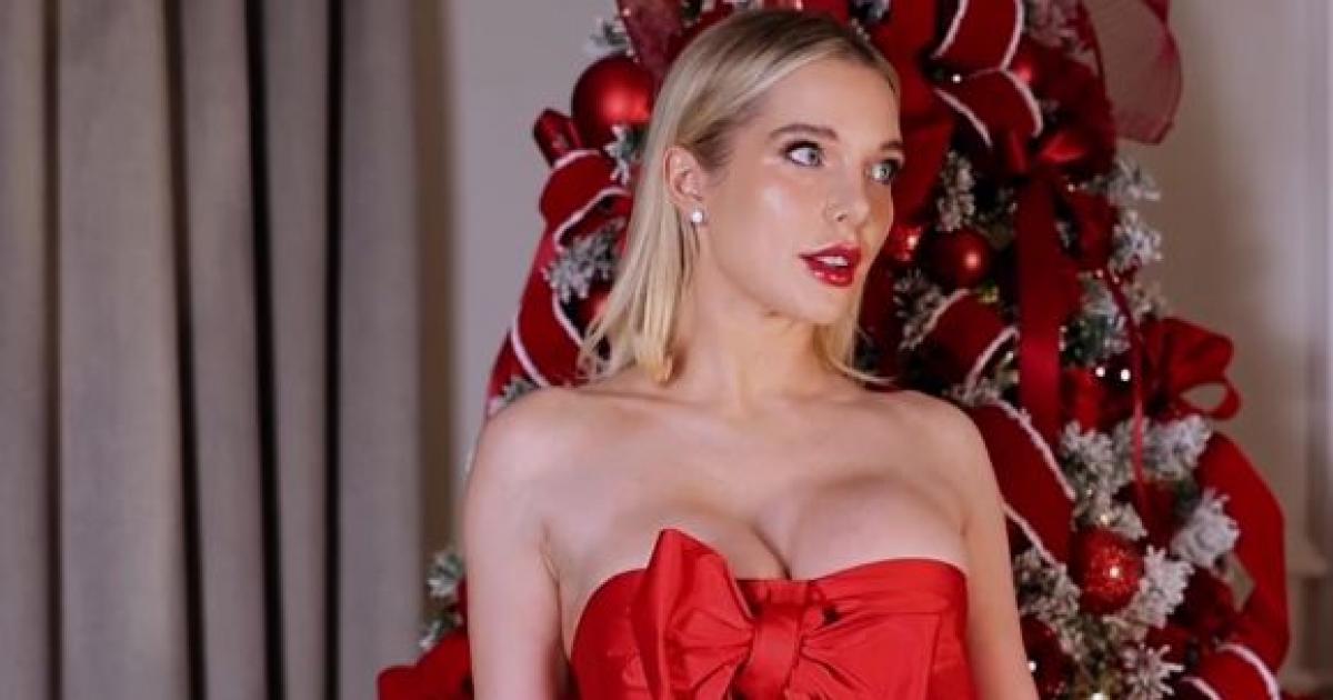 Helen Flanagan all 'All Wrapped Up' for Ann Summers