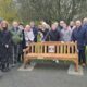 Micky Hazard and Graham Roberts unveil mental health benches
