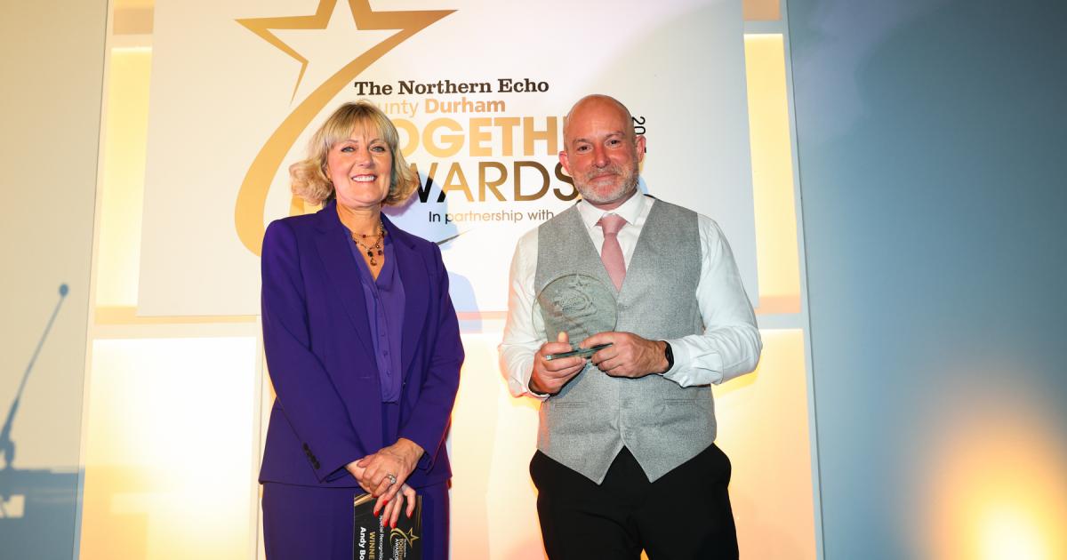 Former Aycliffe cop Andy Boyd wins Special Recognition Award