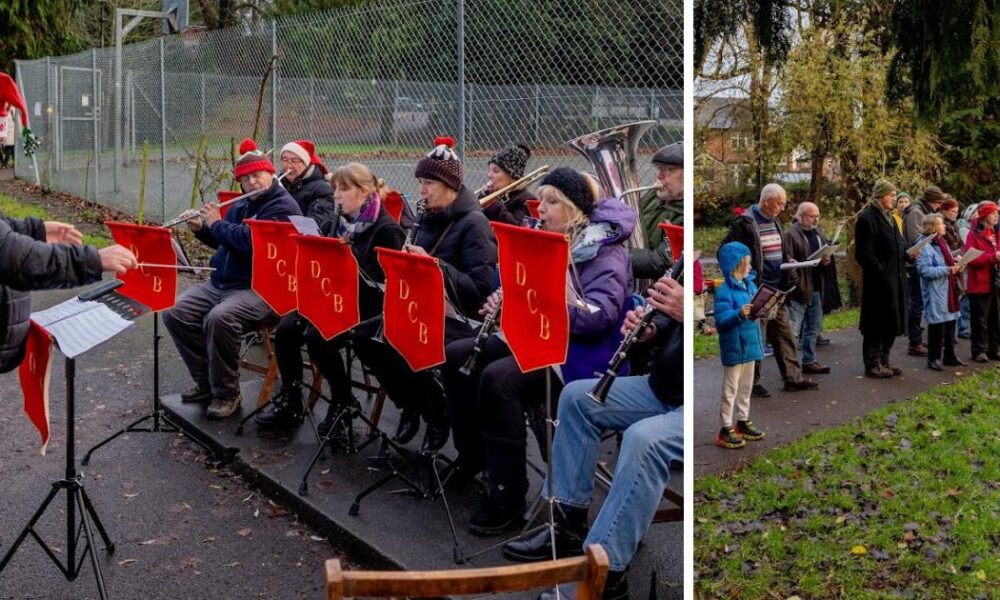 Darlington community gather for traditional Christmas carolling event
